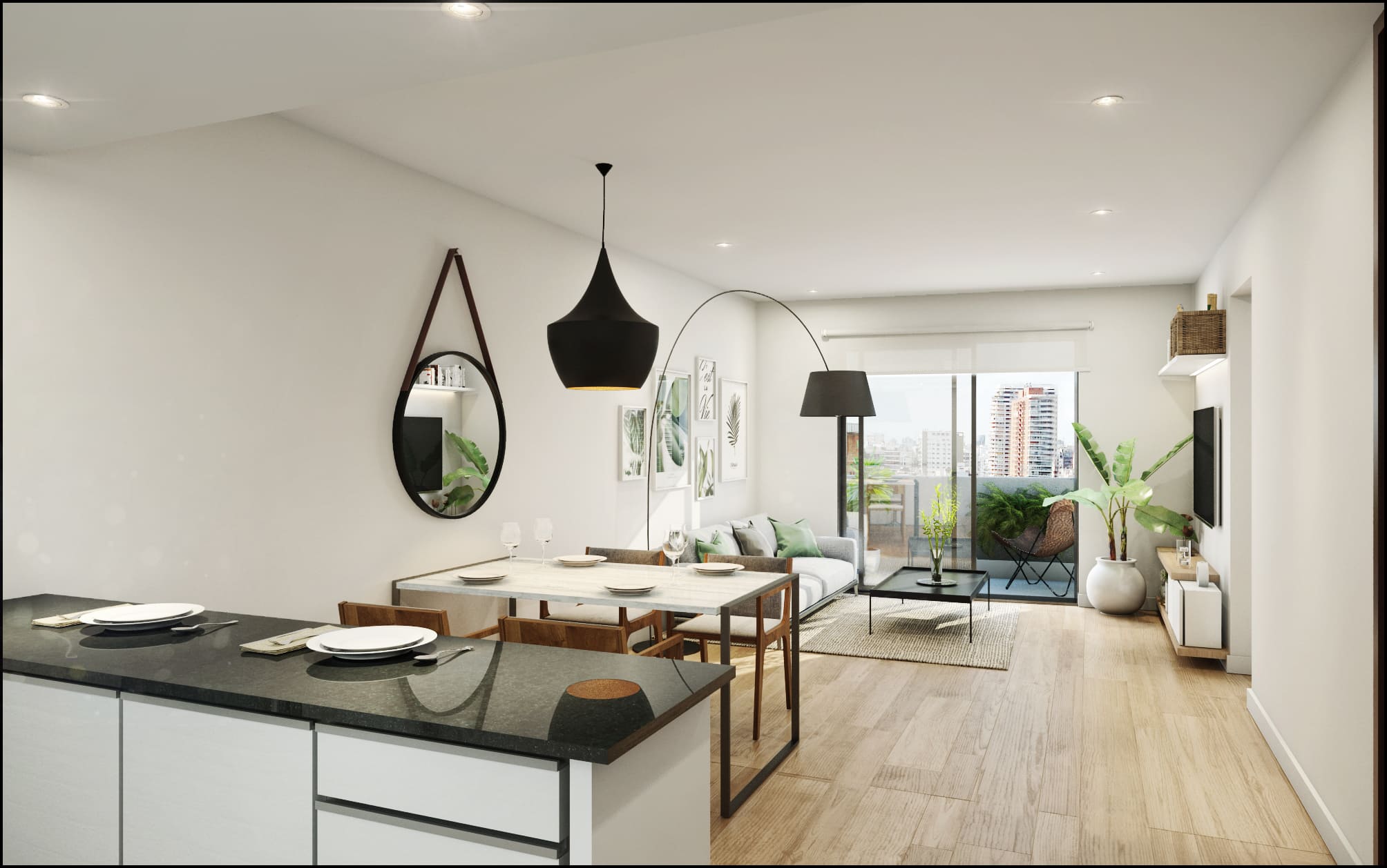 Interior unidad tipo 1